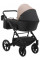 Коляска 2 в 1 Bair Kiwi Plus екошкіра BKP-18/15 капучіно - чорний 