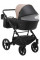 Коляска 2 в 1 Bair Kiwi Plus екошкіра BKP-18/15 капучіно - чорний 