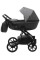 Коляска 2 в 1 Bair Kiwi Plus екошкіра BKP-21/15 сірий - графіт  