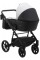 Коляска 2 в 1 Bair Kiwi Plus екошкіра BKP-5115 білий - чорний 