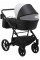 Коляска 2 в 1 Bair Kiwi Plus екошкіра BKP-5115 білий - чорний 