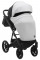 Коляска 2 в 1 Bair Kiwi Plus екошкіра BKP-5115 білий - чорний 