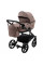 Коляска 2 в 1 Bair Kiwi Plus Soft BKP-857 темный капучино