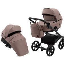 Коляска 2 в 1 Bair Kiwi Plus Soft BKP-857 темный капучино