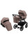 Коляска 2 в 1 Bair Kiwi Plus Soft BKP-857 темный капучино