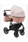 Коляска 2 в 1 Bair Marsel Light BL-03 рожевий - рожева шкіра 