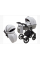 Коляска 2 в 1 Bair Marsel Light BL-07 сірий - сіра шкіра
