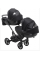 Коляска 2 в 1 для двійні Bair Next DUO Soft 02 чорний