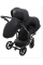 Коляска 2 в 1 для двійні Bair Next DUO Soft 02 чорний