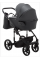 Коляска 2 в 1 Adamex Porto Light ECO шкіра 100% SA-5 графіт