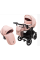Коляска 2 в 1 Bair Ultra Soft U-829 рожевий