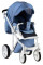 Коляска 2 в 1 Adamex Luciano jeans Q4