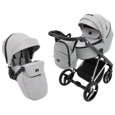 Коляска 2 в 1 Adamex Blanc Special Edidion PS-586 сірий