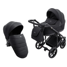 Коляска 2 в 1 Adamex Locco Lux TK-53 чорний 