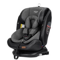 Carrello Asteroid CRL-12801/2 дитяче автокрісло (0 – 12 років / 0 – 36 кг) з функцією повороту 360 по ходу та проти напрямку руху, кріплення Isofix • Magnet Gray
