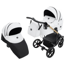Коляска 2 в 1 Bair Onyx ECO OE-02 білий