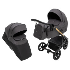 Коляска 2 в 1 Bair Onyx Soft OS-747 чорний 