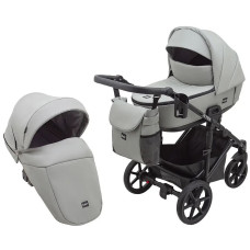 Коляска 2 в 1 Bair Ultra ECO U-45 світло-сірий