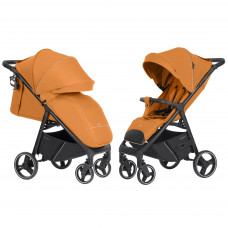 Прогулянкова коляска CARRELLO Bravo CRL-8512 Amber Orange 2024 (чохол з блискавкою посередині)