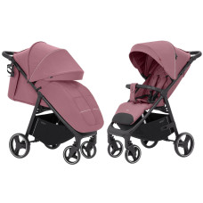 Прогулянкова коляска CARRELLO Bravo CRL-8512 Crystal Pink 2025 (чохол з блискавкою посередині)