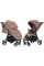 Прогулянкова коляска CARRELLO Bravo CRL-8512 Royal Beige 2025 (чохол з блискавкою посередині)