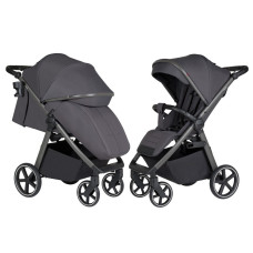 Прогулянкова коляска CARRELLO Bravo SL Deluxe CRL-5520 Thunder Grey
