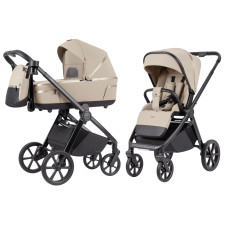 Коляска універсальна CARRELLO Omega CRL-6540/1 Solar Beige (2in1) + adapters