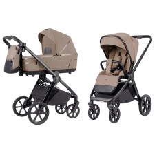 Коляска універсальна CARRELLO Omega CRL-6540/1 Asteroid Beige (2in1) + adapters