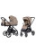 Коляска універсальна CARRELLO Omega CRL-6540/1 Asteroid Beige (2in1) + adapters
