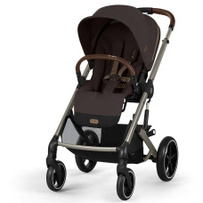 Прогулянкова коляска з бампером Cybex Balios S Lux 2025 TPE Chocolate Brown