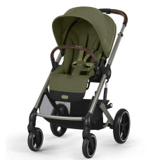 Прогулянкова коляска з бампером Cybex Balios S Lux 2025 TPE Moss Green