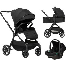 FreeON Zack дитяча універсальна коляска 3 в 1 з великими колесами Black