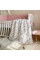 Комплект постільної білизни для новонародженого Baby Mix Перо пудра, колір пудра