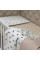Комплект постільної білизни для новонародженого Baby Mix Сіро-бежеві сердечка