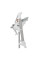 Стілець-гойдалка CARRELLO Cascata CRL-10303/1 Ash Grey /1/ MOQ