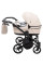 Коляска 2 в 1 для двійні Adamex Leo Duo Eco Latte (SA-7)