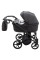 Коляска 2 в 1 для двійні Adamex Leo Duo Eco Black (SA-2)
