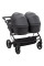 Коляска 2 в 1 для двійні Adamex Leo Duo Eco Black (SA-2)