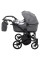 Коляска 2 в 1 для двійні Adamex Leo Duo Tip Graphite (TК-57)