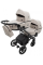 Коляска 2 в 1 для двійні Bair Kiwi DUO ECO BKD-33 капучино 