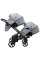 Коляска 2 в 1 для двійні Bair Kiwi DUO Soft BKP-218 сірий 