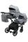 Коляска 2 в 1 для двійні Bair Kiwi DUO Soft BKP-218 сірий 