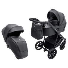 Коляска 2 в 1 Bair Vega ECO VE-12 чорний 