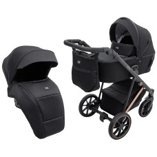 Коляска 2 в 1 Bair Vega Soft VSM-05 black magma чорний 
