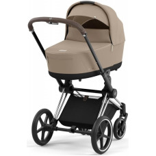 Коляска 2 в 1 Cybex Priam Cozy Beige (Chrome Brown)