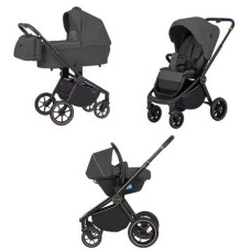 Коляска універсальна CARRELLO Epica CRL-8511/1 (3in1) Iron Grey