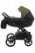 Коляска 2 в 1 Bair Kiwi Plus екошкіра BKP-1115 хакі-чорний