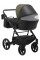 Коляска 2 в 1 Bair Kiwi Plus екошкіра BKP-1115 хакі-чорний
