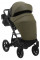 Коляска 2 в 1 Bair Kiwi Plus екошкіра BKP-1115 хакі-чорний