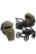 Коляска 2 в 1 Bair Kiwi Plus екошкіра BKP-1115 хакі-чорний